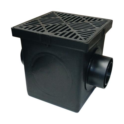 NDS 9 Inch Catch Basin Kit with Black Grate 900BKIT