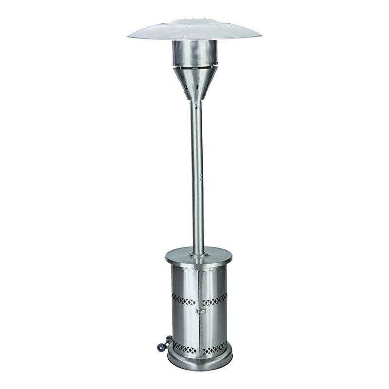Living Accents 48000 BTU Propane Stainless Steel Freestanding Patio Heater SRPH33A-SS