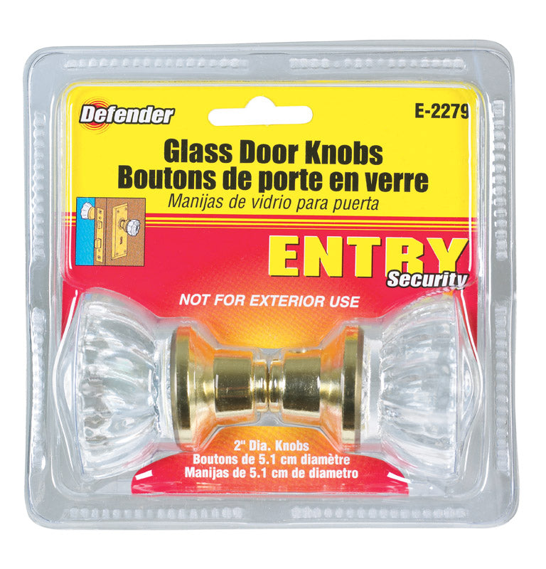 Prime-Line Glass Spindle Knob Set E 2279