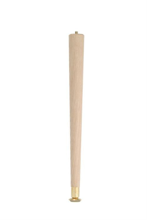 Waddell 5.5 Inch Ash Round Taper Table Leg 2506