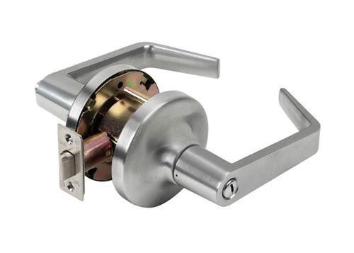 Tell Manufacturing CL100010 Brushed Chrome Storeroom Lever