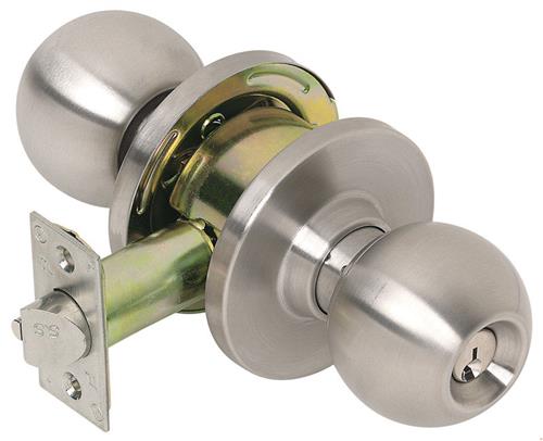 Tell Manufacturing CL100008 Entry Ball Knob Lock