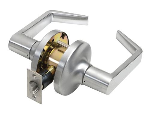 Tell Manufacturing CL100014 Brushed Chrome Passage Lever