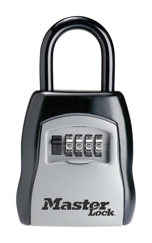 Master Lock 3-1/4in Wide Set Your Own Combination Portable Lock Box 5400D