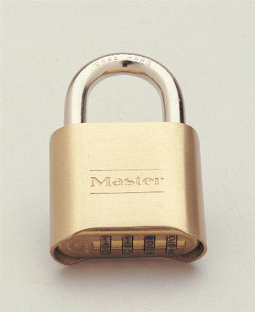 Master Lock 2in Wide Set Your Own Combination Solid Body Padlock 175D