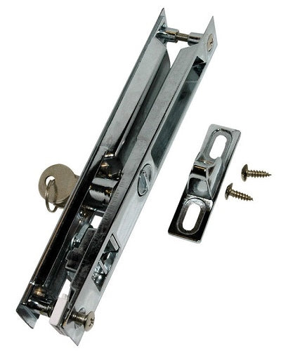 Barton Kramer 445 Chrome-Plated Patio Door Lock with Key