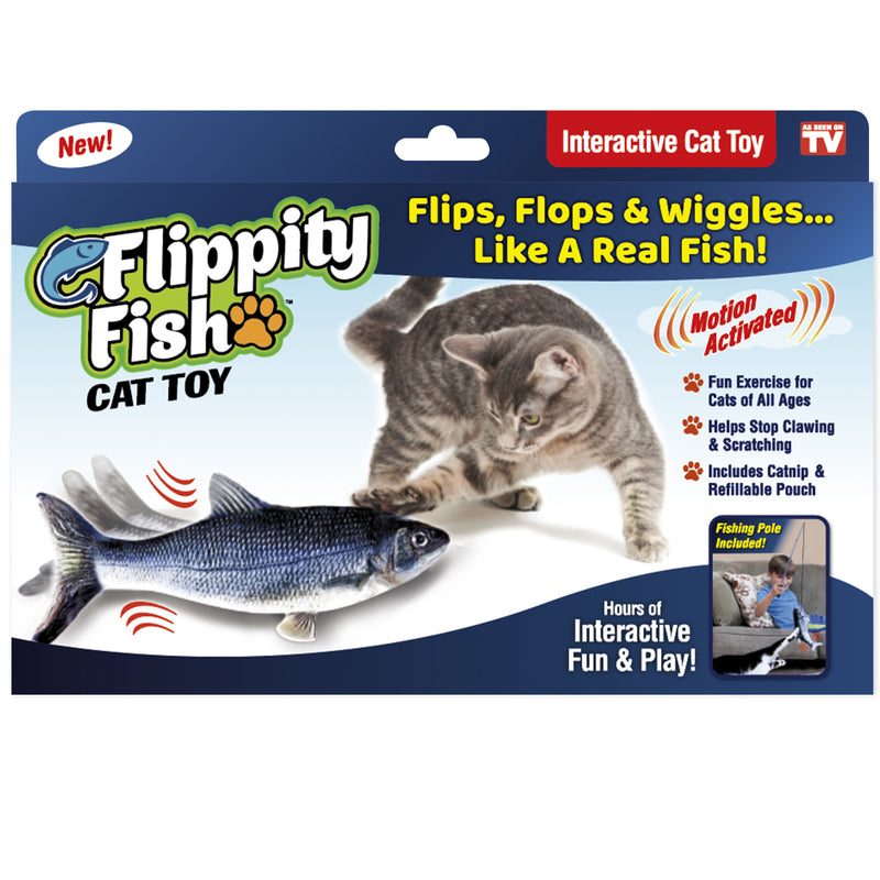Flippity Fish Realistic Cat Toy FLIPF-MC12/4