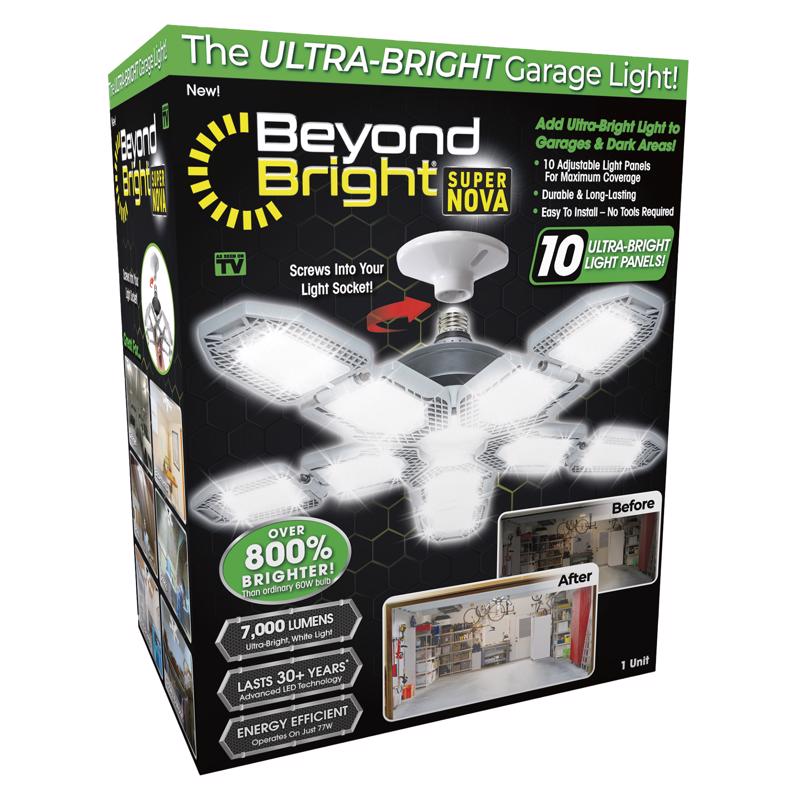 Beyond Bright Super Nova Garage LED Light Plastic/Metal EBRNOV-MC4