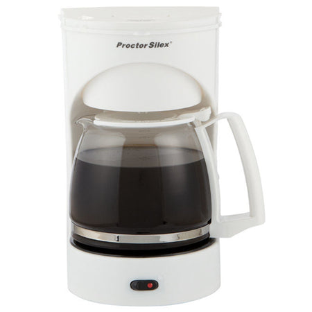 Proctor Silex 12 Cup Drip Coffee Maker White 43501