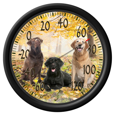 Taylor 6703N Black and Yellow Labrador Thermometer