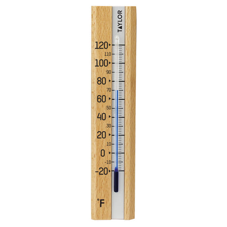 Taylor 5141 Indoor Wooden Wall Thermometer