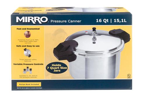 Mirro 16 Quart Pressure Cooker/Canner 92116