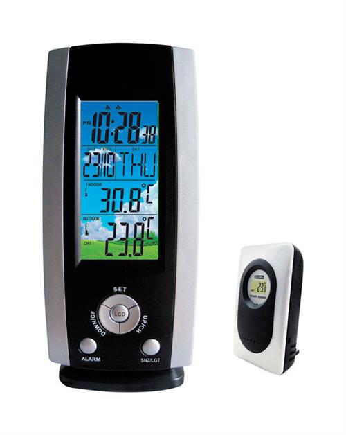 Taylor Wireless Weather Station with Clock 1512
