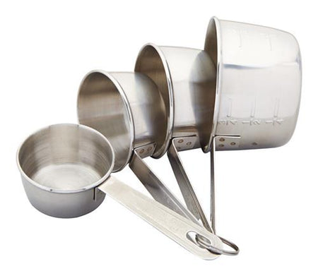 Good Cook 4 Pc Stainless Steel Measuring Cups 19850