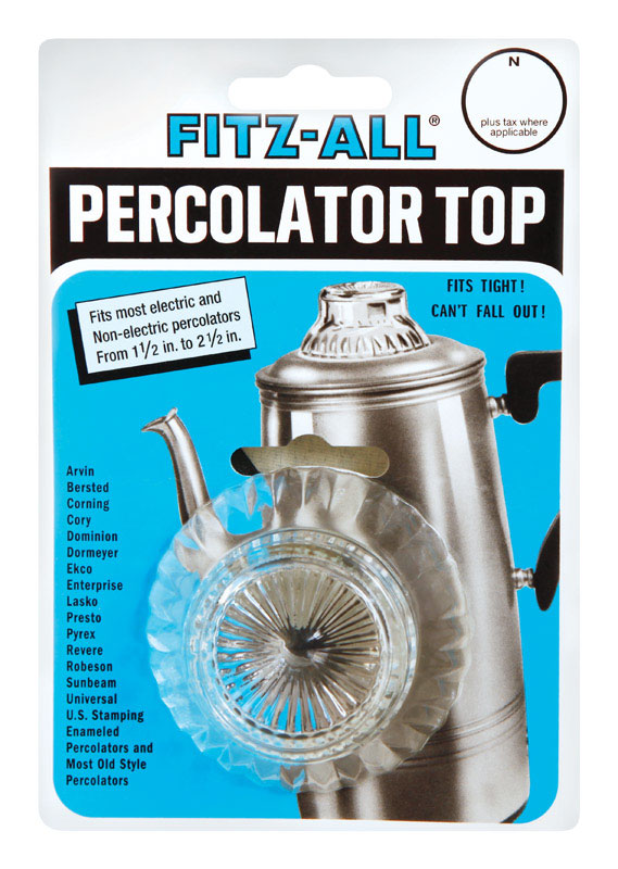 Fitz-All Glass Replacement Percolator Top Clear 55701