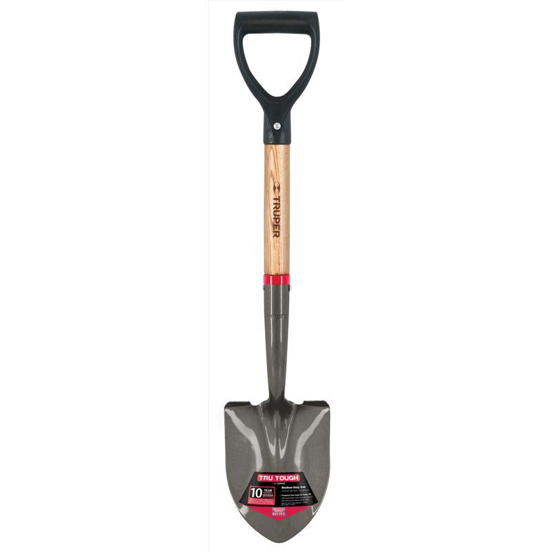 Truper Tru-Tough 27 in. Steel Round Utility Shovel Wood Handle TR-BY-P