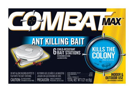 Combat Max Ant Killing Bait 6-Pack 55901 - Box of 12