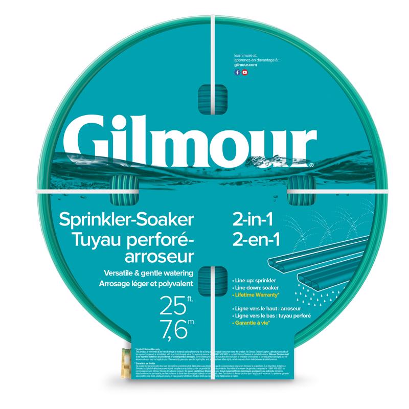 Gilmour 5/8 in. D X 25 ft. L Sprinkler/Soaker Hose Green 1066005
