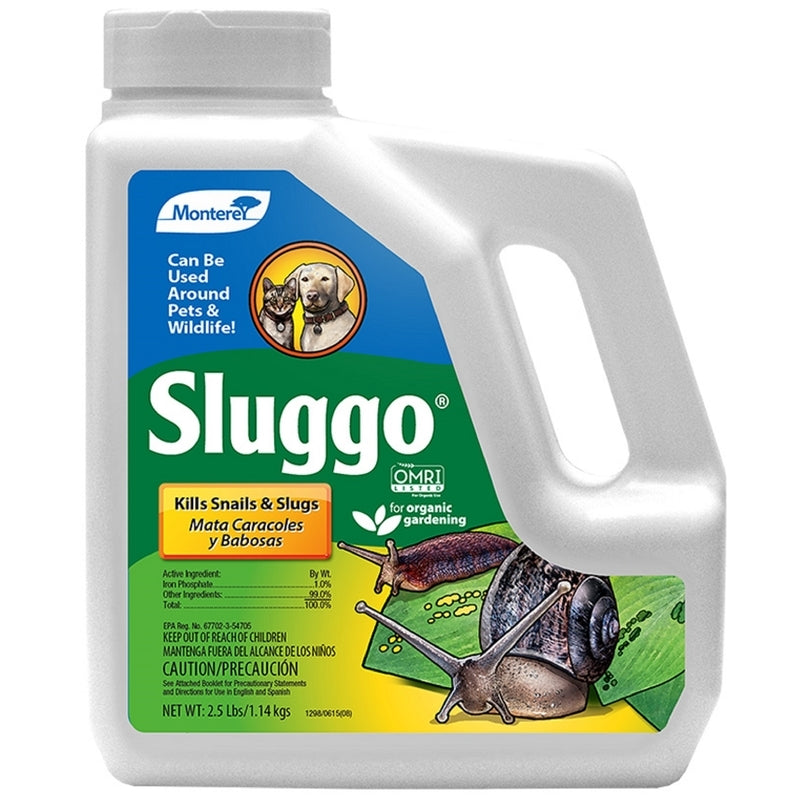 Sluggo Slug & Snail Killer Granules 2.5 Lb LG 6500