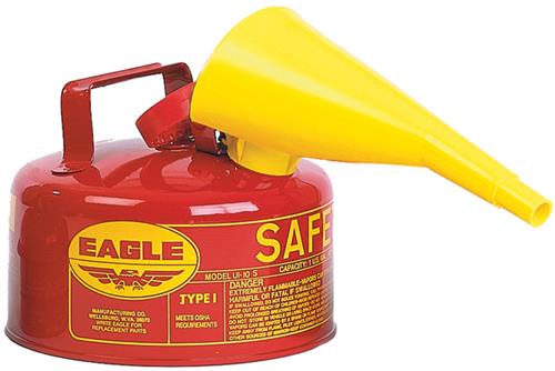 Eagle 1 Gal Type I Safety Can with Funnel UI-10-FS
