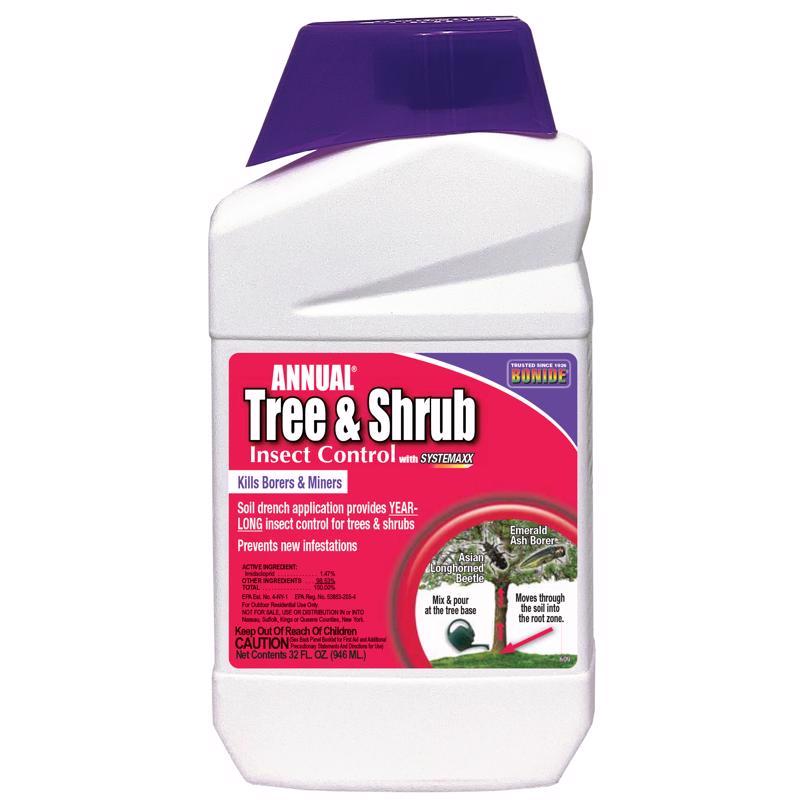 Bonide 609 Annual Tree & Shrub Insect Control Concentrate Quart