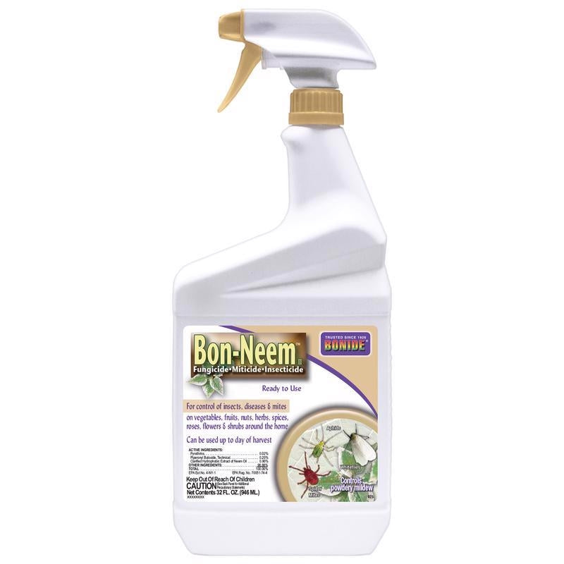 Bonide 025 Bon-Neem Insecticidal Soap RTU Quart - Box of 12