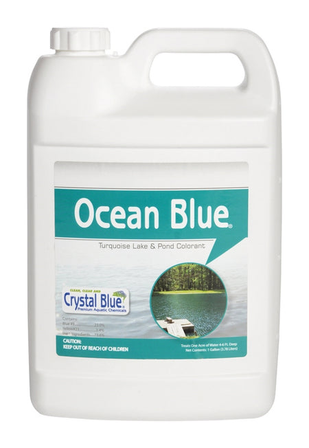 Crystal Blue Ocean Blue Lake & Pond Colorant Gallon 128 Oz 00112