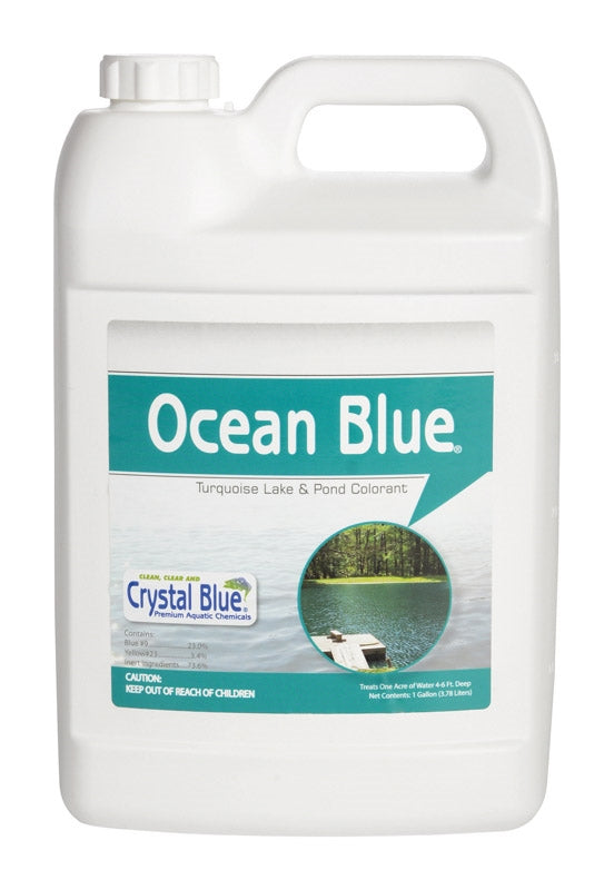 Crystal Blue Ocean Blue Lake & Pond Colorant Gallon 128 Oz 00112