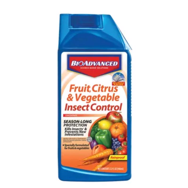 Bayer Advanced 701520A Fruit, Citrus & Vegetable Insect Control 32 Oz Concentrate