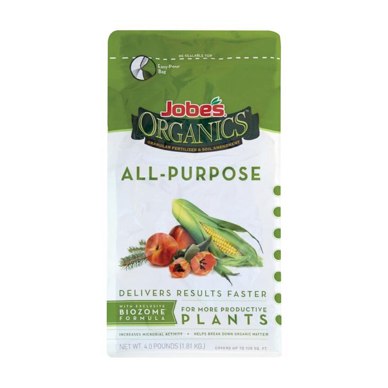 Jobe's Organic Granules All Purpose Plant Food 4 Lbs 09526