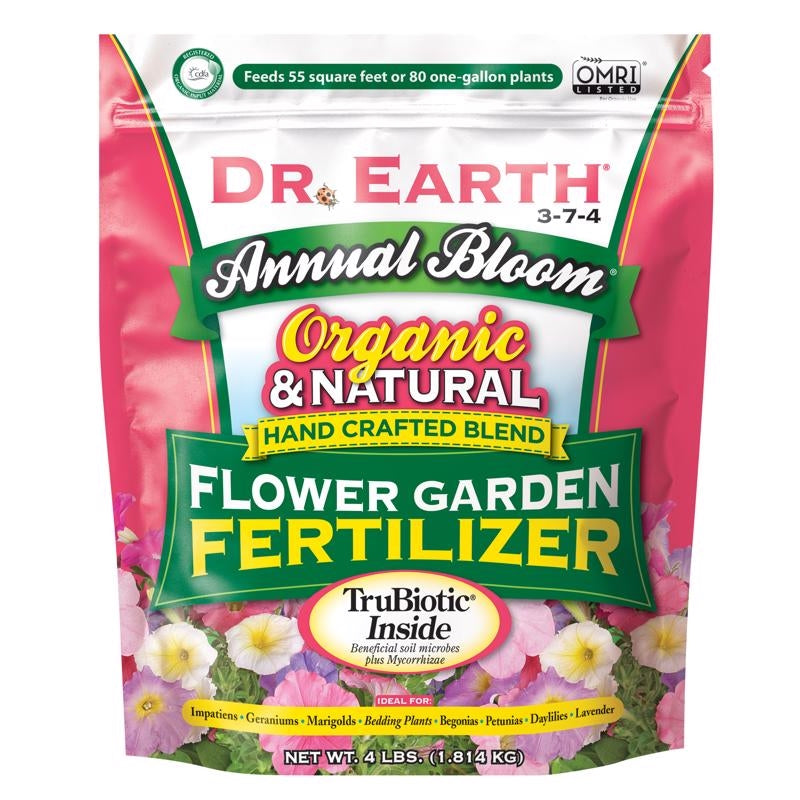 Dr Earth Annual Bloom 4-8-4 Fertilizer 4 Lbs 705P