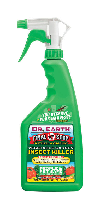 Dr Earth Final Stop Vegetable Garden Insect Killer 24 Oz 8005