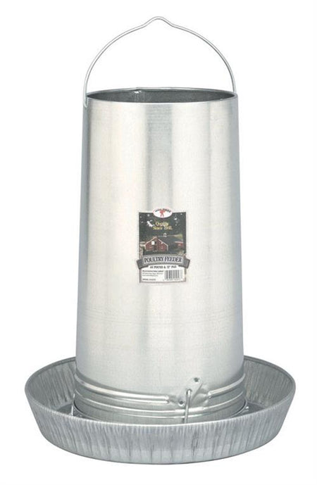 Little Giant 40-Pound Hanging Metal Poultry Feeder 914273