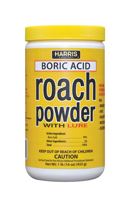 Harris Boric Acid Roach Powder 16 Oz BAR-16