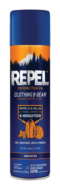 Repel Permethrin Clothing & Gear Insect Repellent Aerosol 6.5 Oz HG-94127