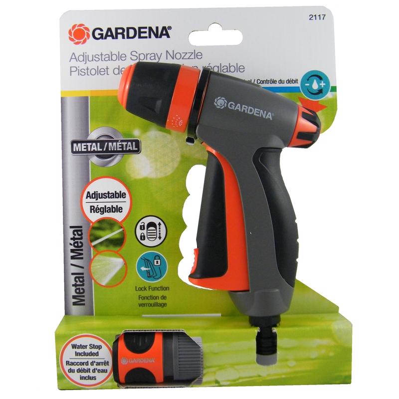 Gardena 32117 2-In-1 Adjustable Spray Pistol Nozzle
