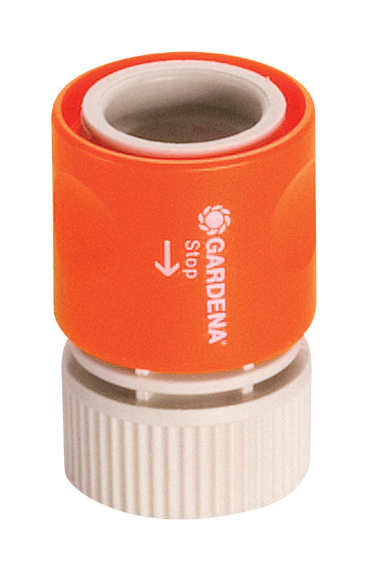 Gardena 36918 Hose Connector with Water Stop