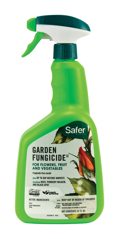 Safer Brand Garden Fungicide RTU 32 oz 5450