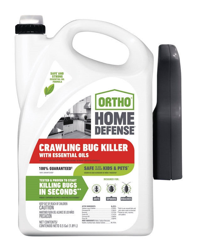 Ortho Home Defense Crawling Bug Killer with Essential Oils 1/2 Gal 0203012