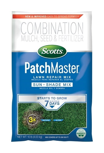 Scotts PatchMaster Lawn Repair Mix Sun + Shade Mix 10 Lbs 14902
