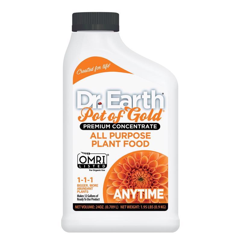 Dr. Earth 439 Pot of Gold Organic Liquid All Purpose Plant Food 24 Oz