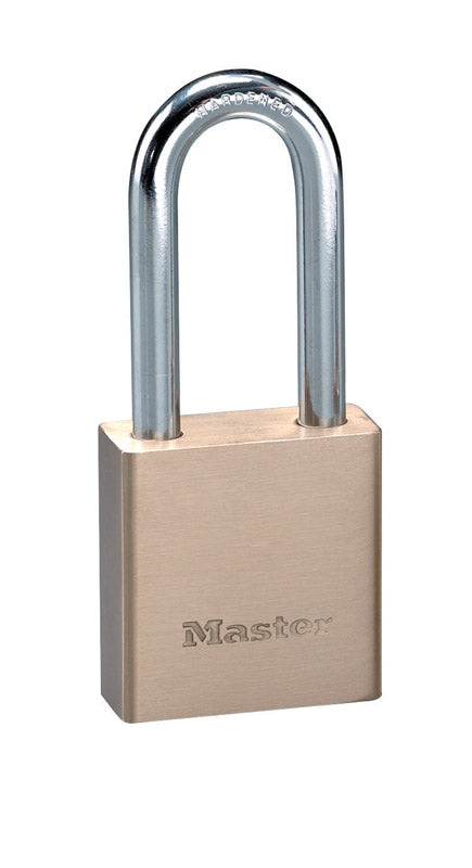 Master Lock 1-3/4in Wide Solid Brass Body Padlock 576DLHPF