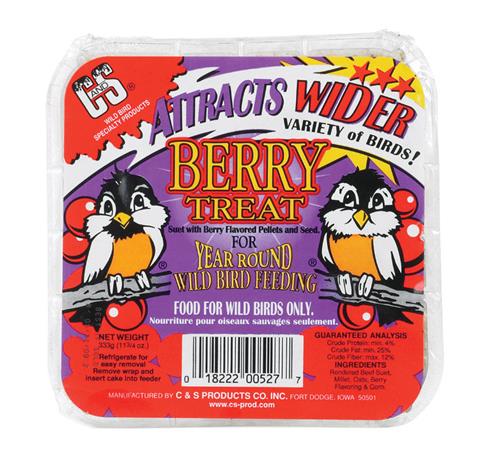 C&S Products 527 Berry Treat Wild Bird Treat 11.75 Oz - Box of 12