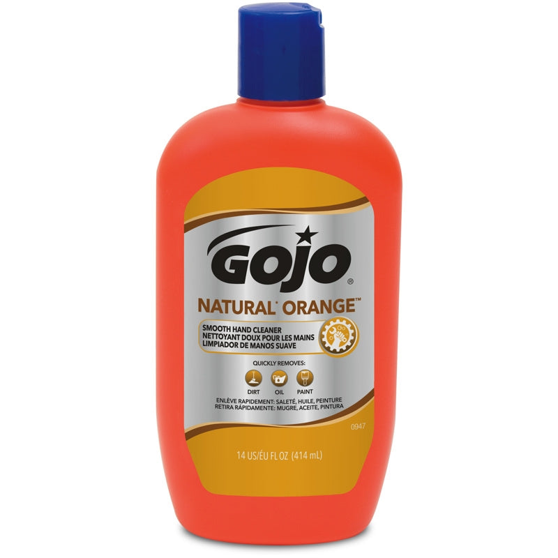 GOJO Natural Orange Smooth Hand Cleaner 14 Oz 0947 - Box of 12