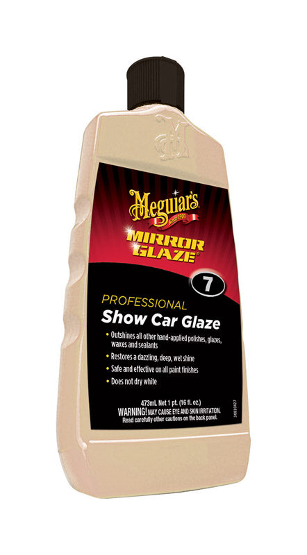 Meguiar's Mirror Glaze 7 Professionl Show Car Glaze 16 Oz M-0716