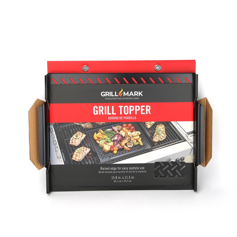 Grill Mark Steel Grill Topper 16 in. L X 12 in. W 00123