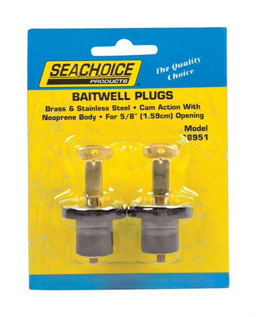 Seachoice 5/8 Inch Snap-Lock Baitwell Plugs 18951