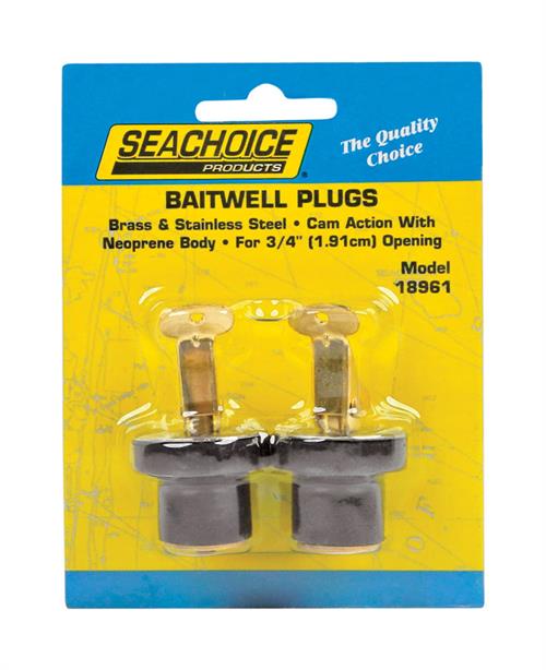 Seachoice 3/4 Inch Snap-Lock Baitwell Plugs 18961