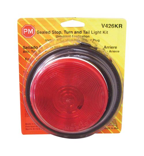 Peterson Long-Life Round 4" Stop, Turn & Tail Light Red Kit V426KR