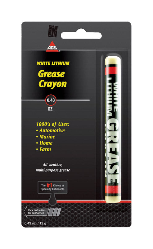 AGS CY-1 White Lithium Crayon Grease Stick